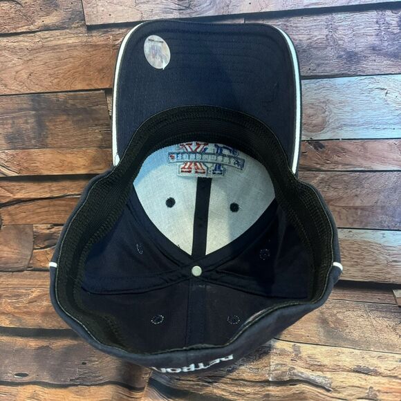 Super Bowl XL Commemorative Hat Detroit NFL Championship Fan Gear Stretch Fit - Picture 5 of 7